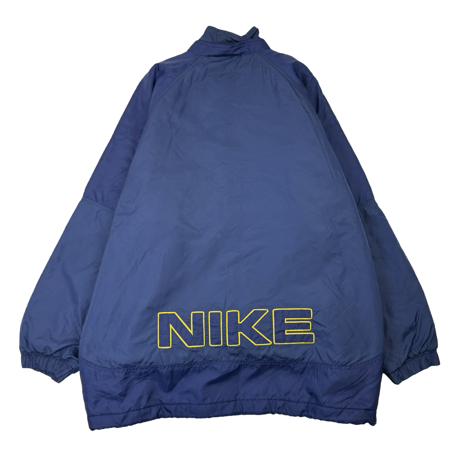 Vintage Nike Quilted Light Jacket Navy