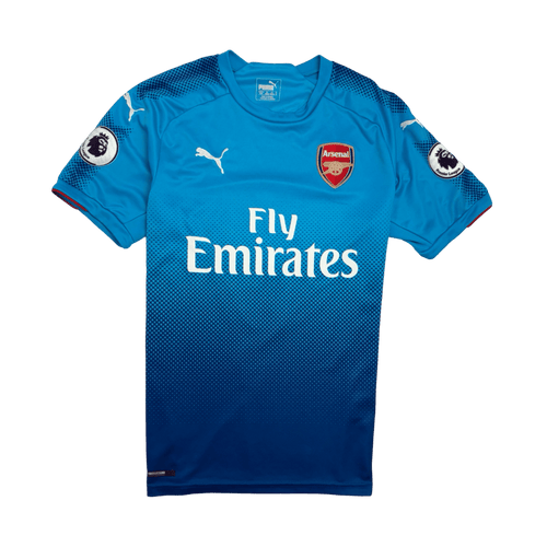 (M) Puma Arsenal Lacazette Jersey Aqua | Vintage Clothing Store Canada