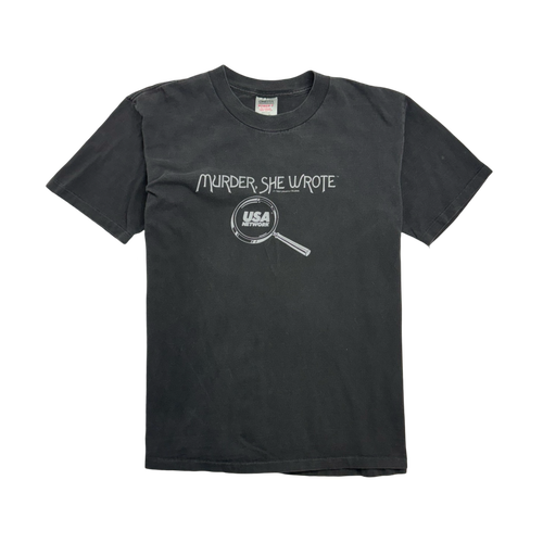 (L) Vintage '84 Murder, She Wrote Tee Black | Vintage Clothing Store Canada