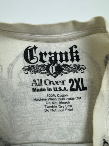 Vintage Y2k Crank Tee White