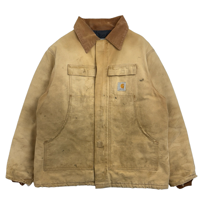 Vintage Carhartt Quilt Lined Arctic Work Jacket Tan | Vitnage Clothing Store Canada