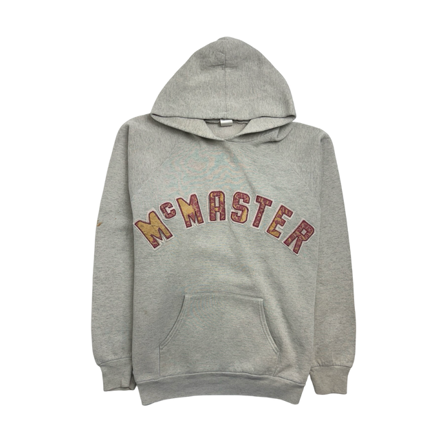 (L) Vintage Mcmaster University Hoodie Grey