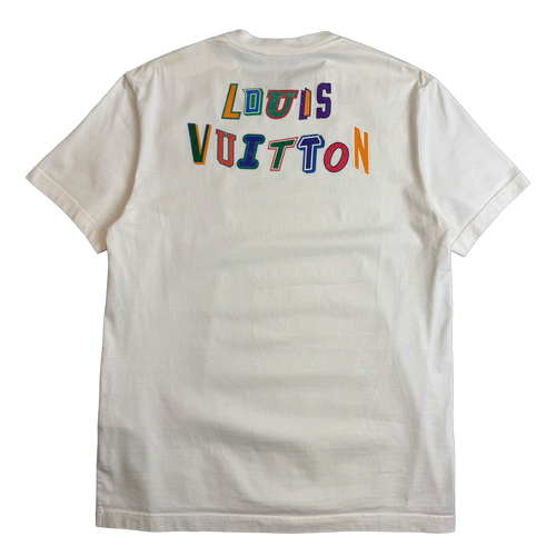 Louis Vuitton x NBA Tee White (USED) | Vintage Clothing Store Canada