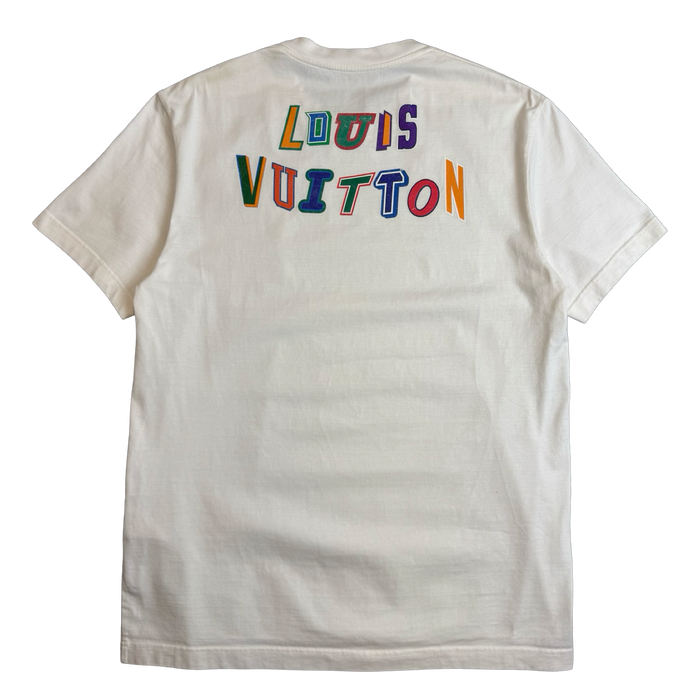 Louis Vuitton x NBA Tee White (USED) | Vitnage Clothing Store Canada