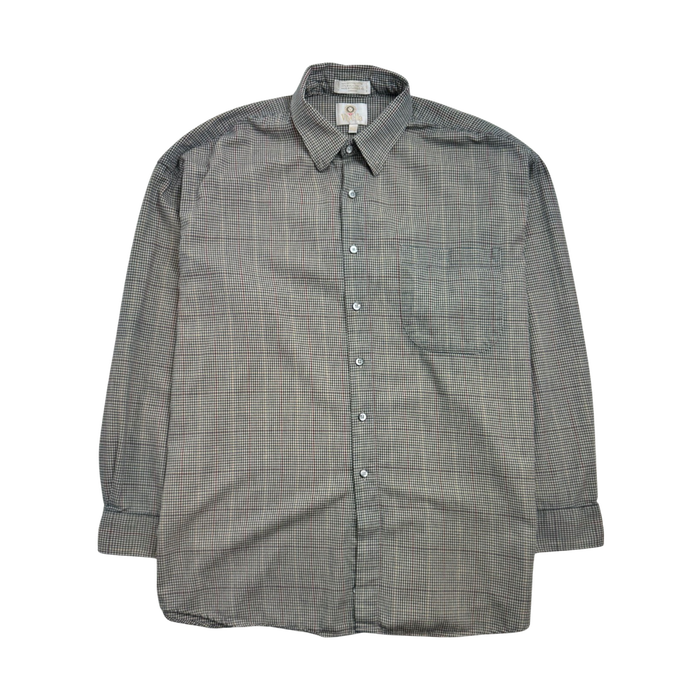 (XL) Vintage Viyella Flannel Button Up | Vitnage Clothing Store Canada