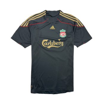 (L) Adidas Liverpool Soccer Jersey Black/Gold