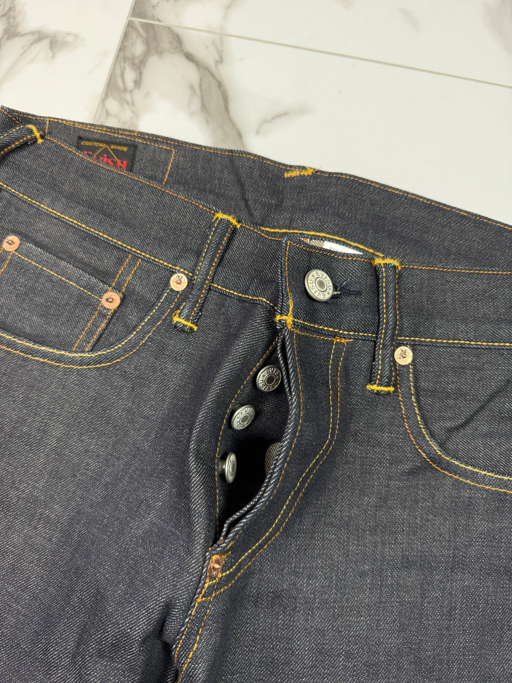 Vintage Evisu Lot 0001 No.5 Double Seagull Denim Pants