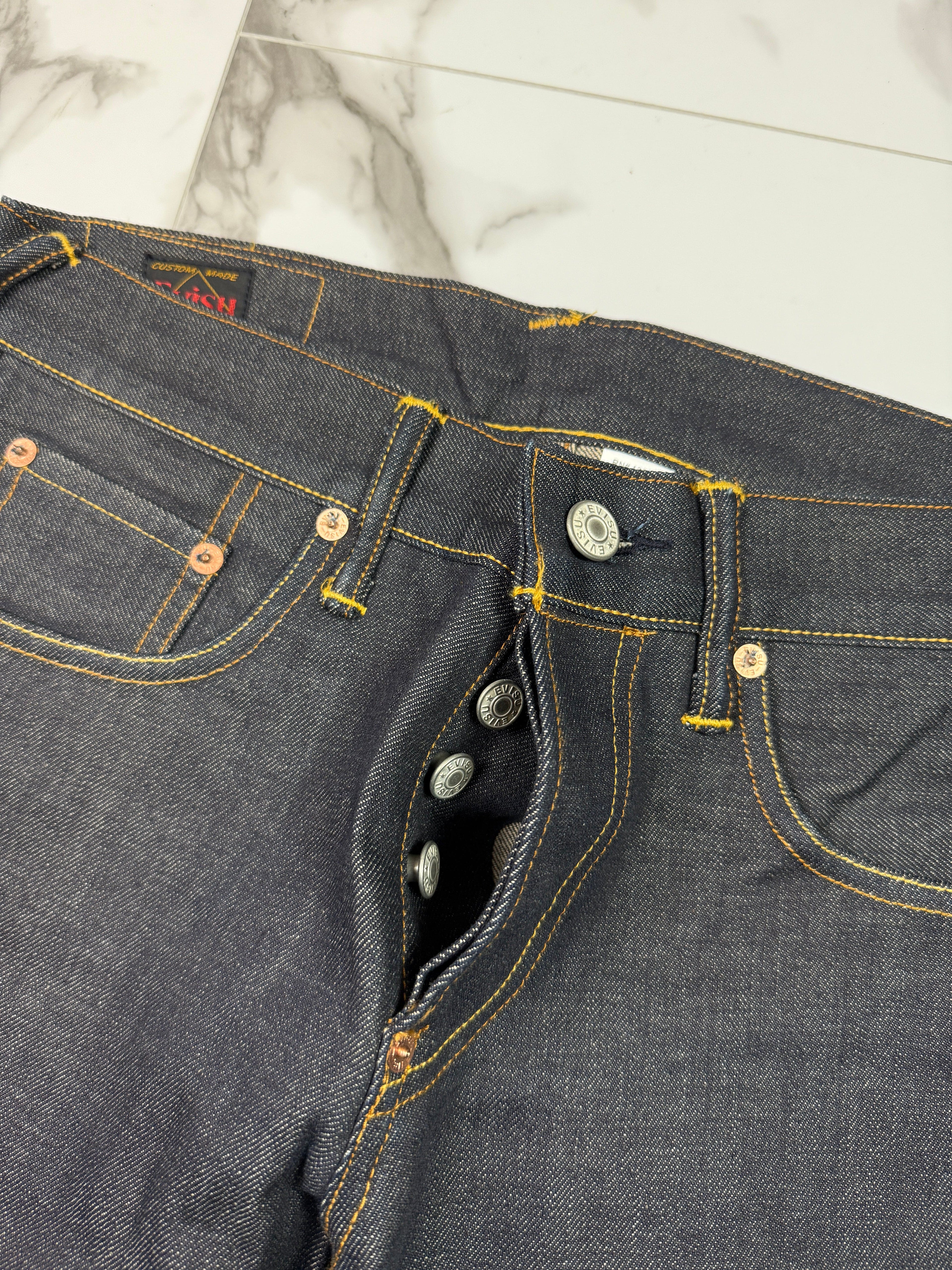 Vintage Evisu Lot 0001 No.5 Double Seagull Denim Pants