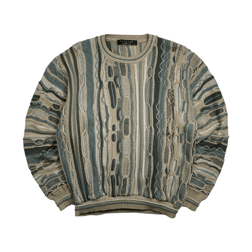 Vintage Protege 3D Textured Knit Sweater Multi