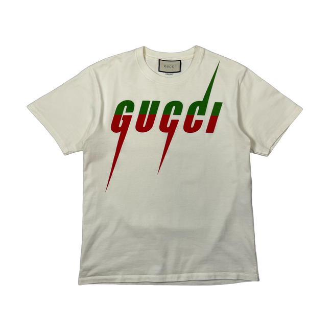 Gucci Blade Logo Tee White (USED)