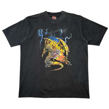 Vintage Harley Davidson Dragon Tee Black