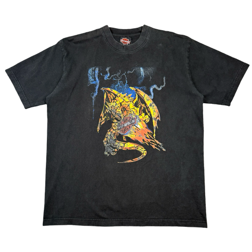 Vintage Harley Davidson Dragon Tee Black | Vintage Clothing Store Canada