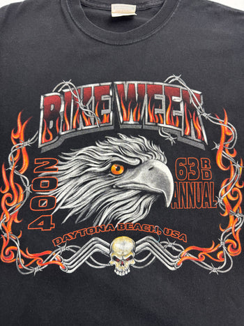 Vintage '04 Daytona Bike Week Tee Black