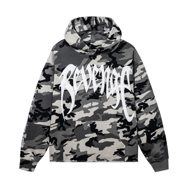 Revenge XXXTentacion Kill Hoodie Snow Camo