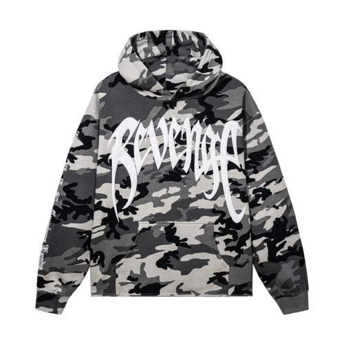 Revenge XXXTentacion Kill Hoodie Snow Camo | Vintage Clothing Store Canada