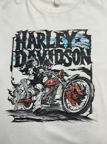 (XL) Vintage '15 Wild Praire Harley Davidson Tee White