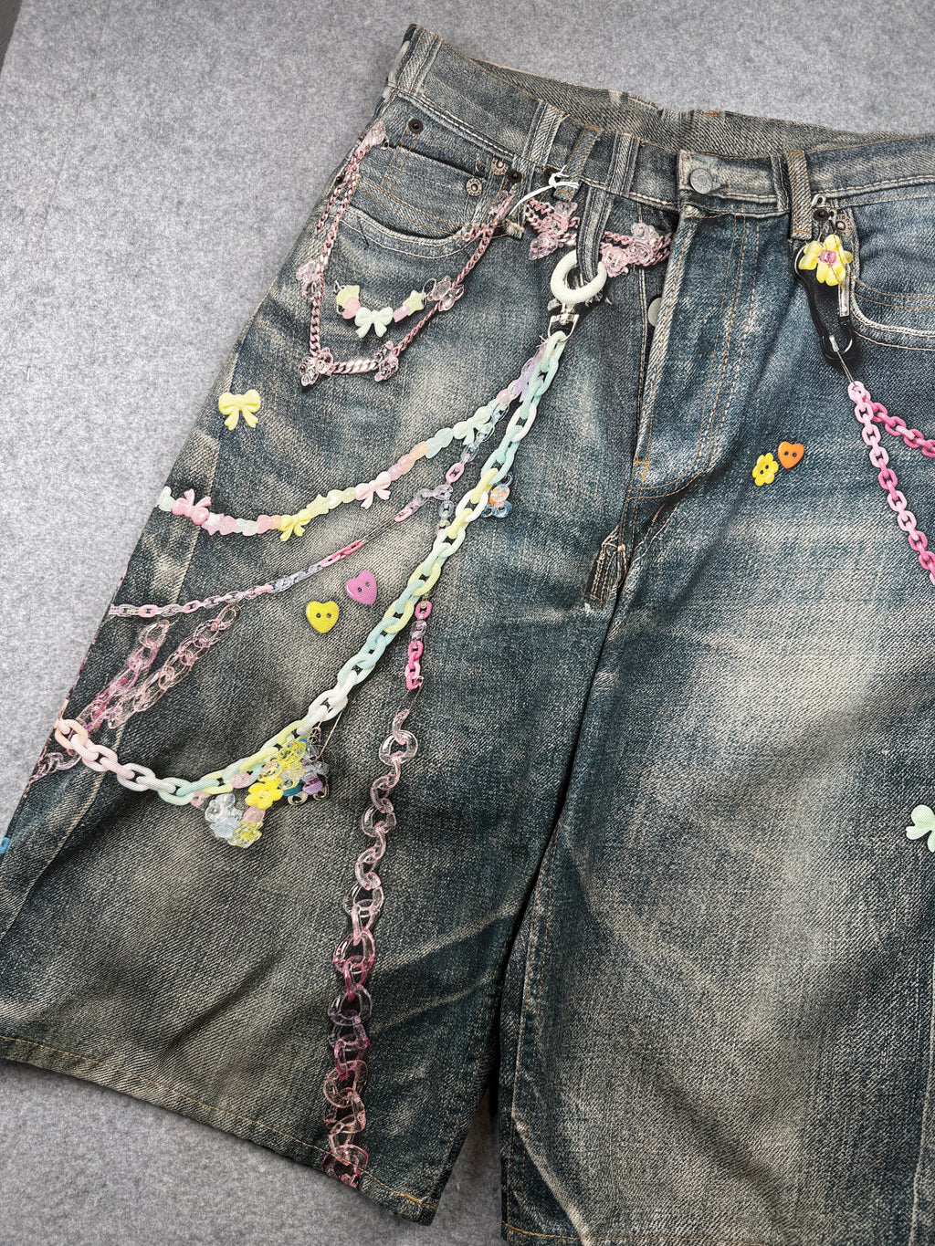 Acne Studios 1981 Trompe L'Oeil Loose Fit Shorts