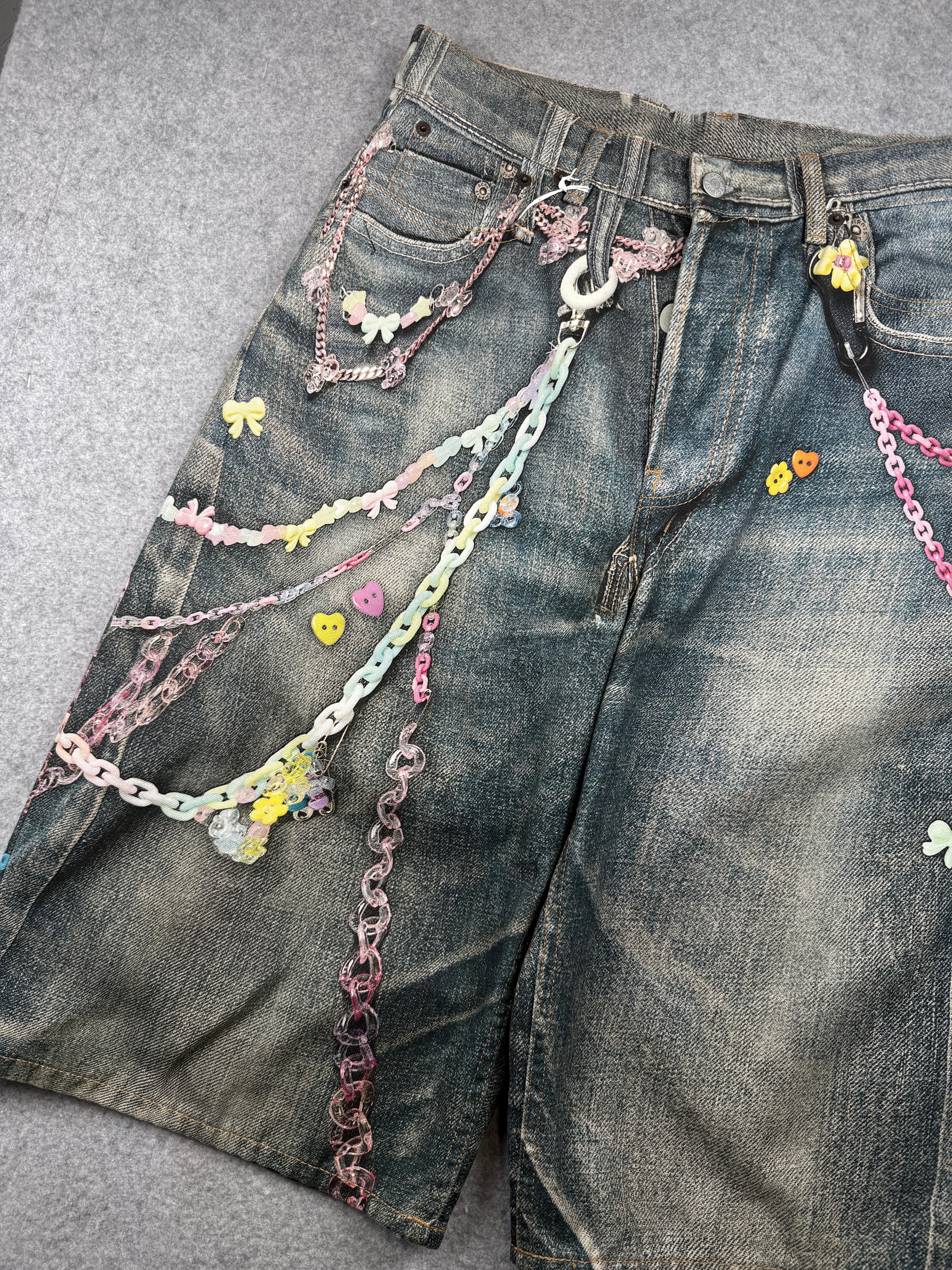 Acne Studios 1981 Trompe L'Oeil Loose Fit Shorts