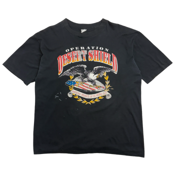 Vintage Operation Desert Shield Tee Black