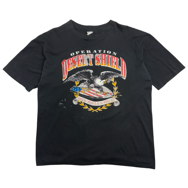 Vintage Operation Desert Shield Tee Black