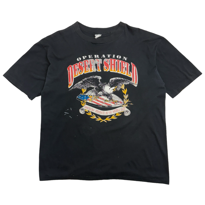 Vintage Operation Desert Shield Tee Black | Vitnage Clothing Store Canada