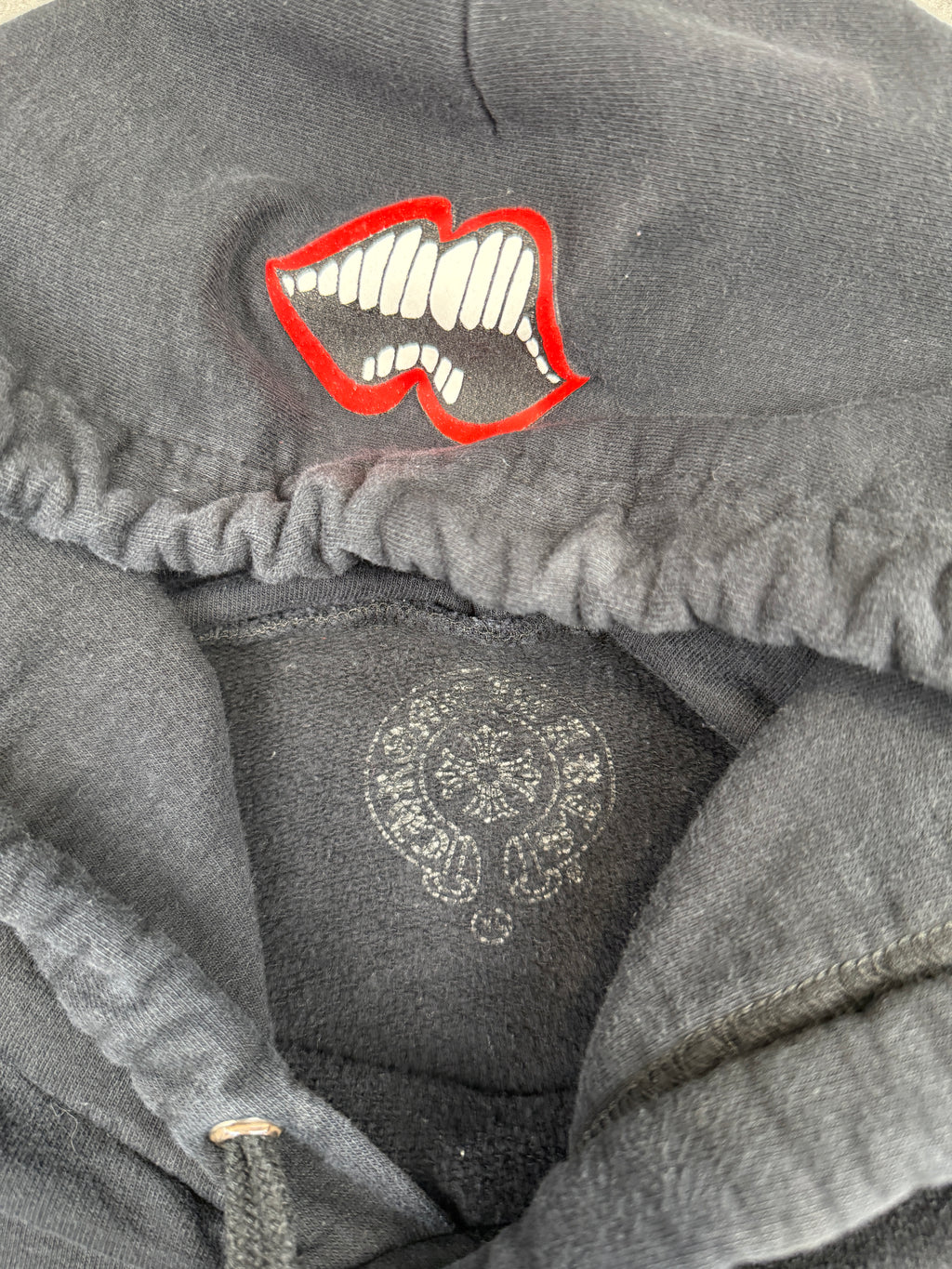 Chrome Hearts Matty Boy Chomper Horseshoe Hoodie Black