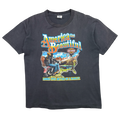 Vintage 80's Harley Davidson America The Beautiful Tee Black
