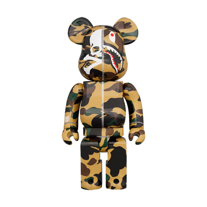 Bearbrick Mastermind vs Bape(R) 1000% Yellow Camo | Vitnage Clothing Store Canada