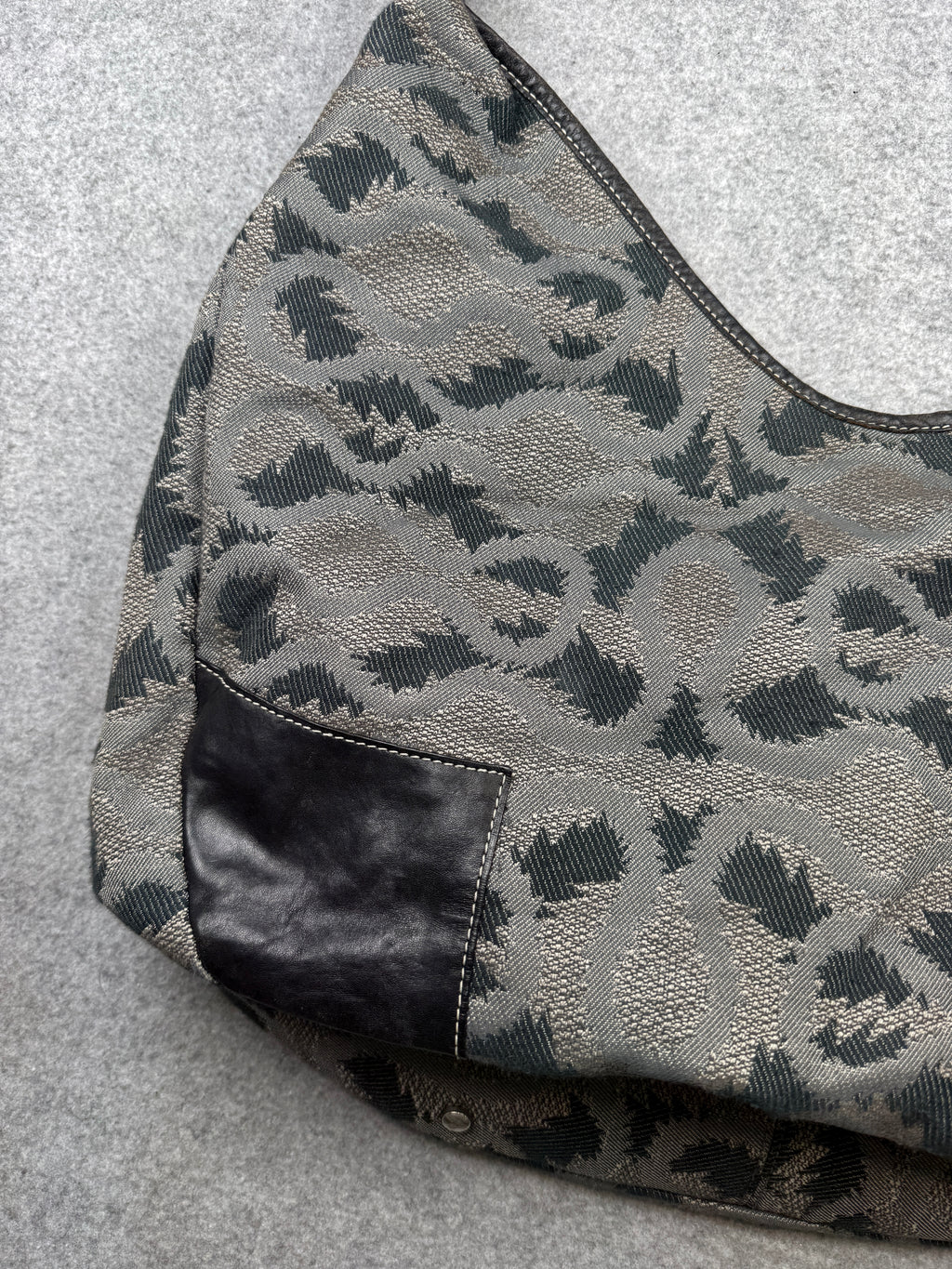 Vivienne Westwood Jacquard Hobo Shoulder Bag