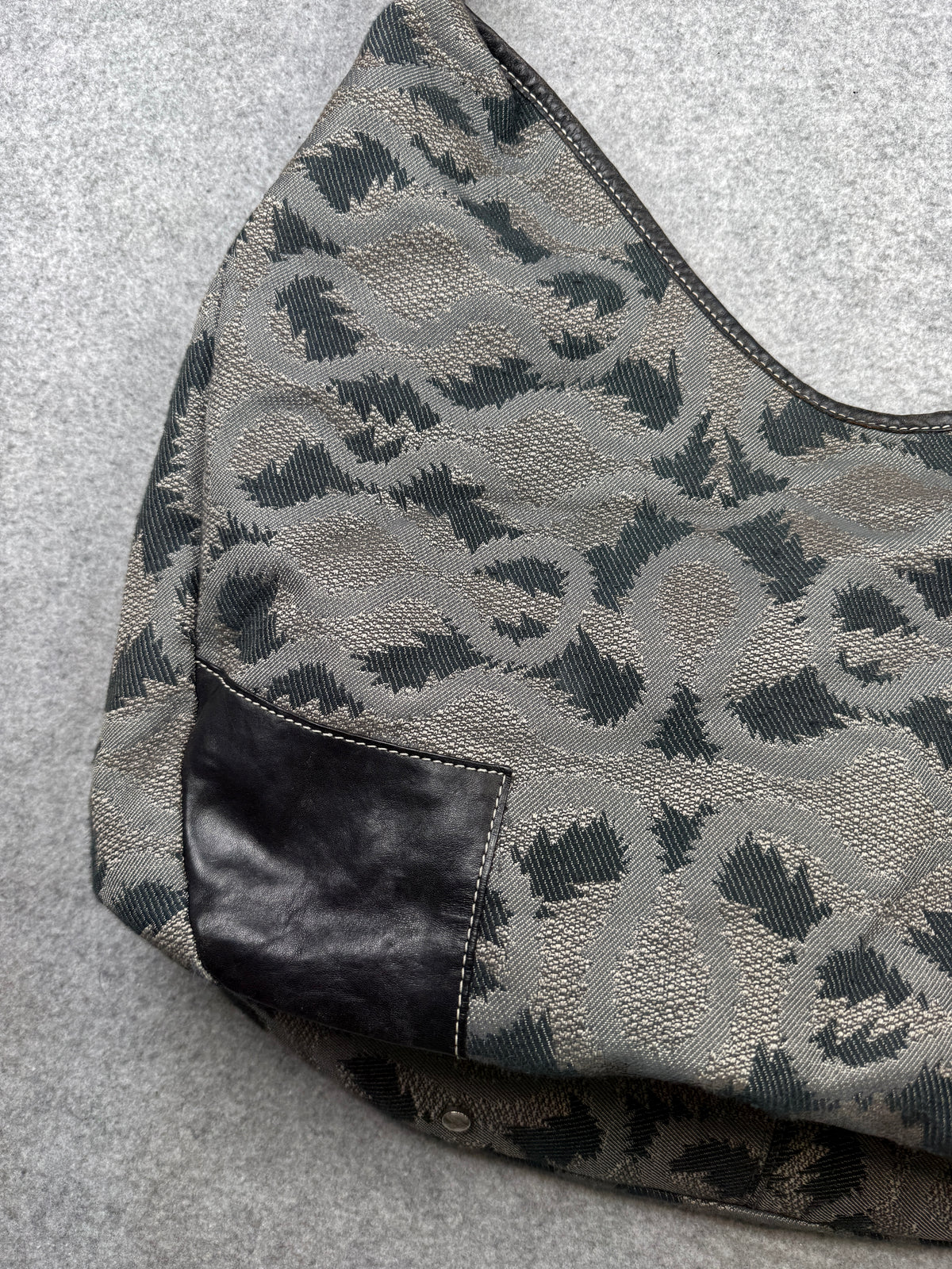 Vivienne Westwood Jacquard Hobo Shoulder Bag