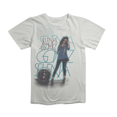 (S) 2011 Selena Gomez Tour Tee White | Vintage Clothing Store Canada