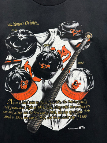 (M) Vintage Baltimore Orioles Tee Black