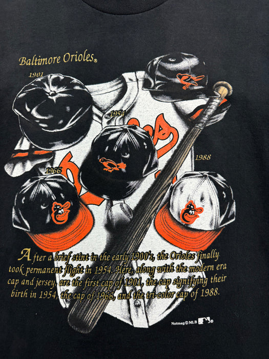 (M) Vintage Baltimore Orioles Tee Black | Vitnage Clothing Store Canada