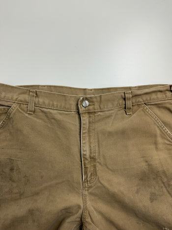 (37) Vintage Carhartt Carpenter Pants Beige