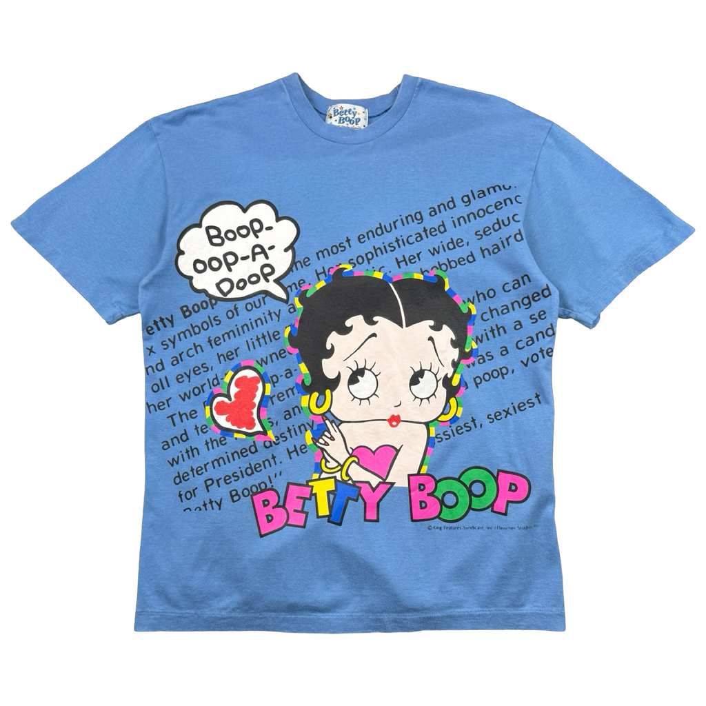 Vintage Betty Boop Catchphrase Tee Blue