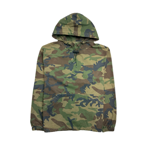 Stussy Ripstop Pullover Hoodie Camo (USED) | Vintage Clothing Store Canada