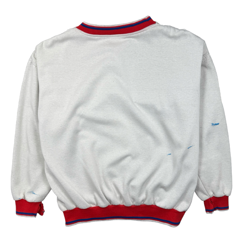 Vintage 1980s Adidas Mt. Hämnesnärd Patrol Sweatshirt White | Vintage Clothing Store Canada