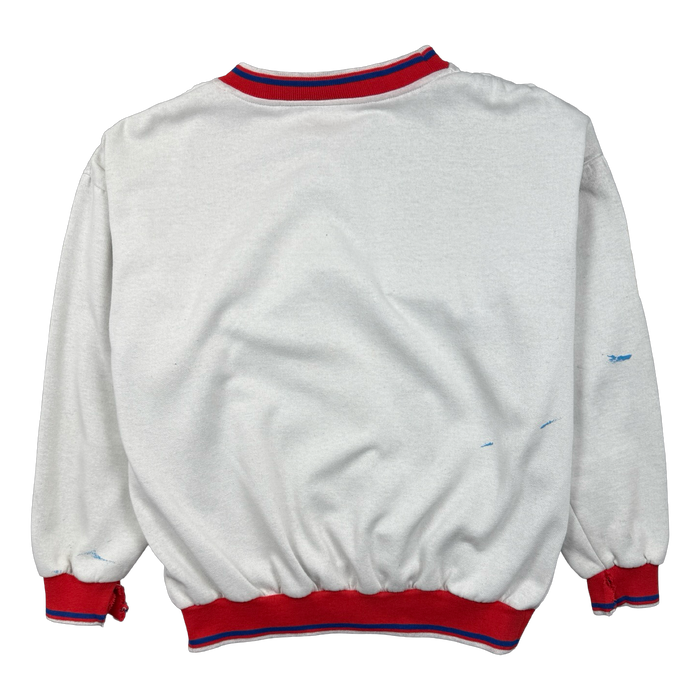 Vintage 1980s Adidas Mt. Hämnesnärd Patrol Sweatshirt White | Vitnage Clothing Store Canada
