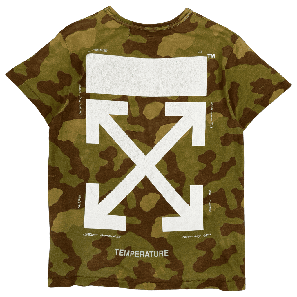 Off-White Temperature Tee Camo (USED)