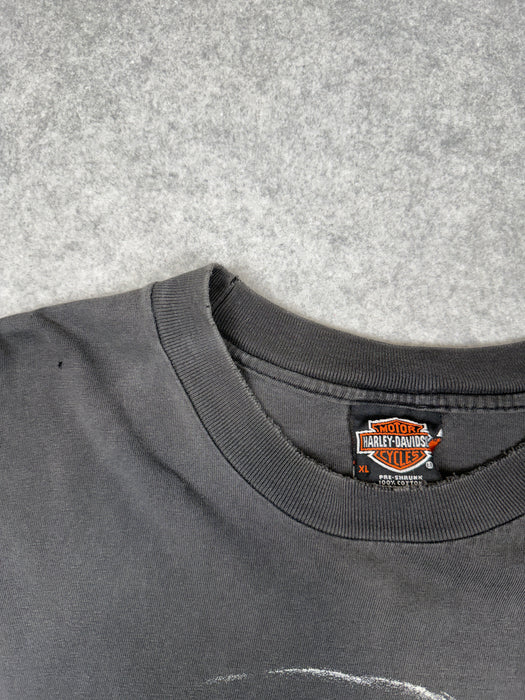 Vintage Harley Davidson Symbol Of Freedom Eagle Tee Black | Vitnage Clothing Store Canada