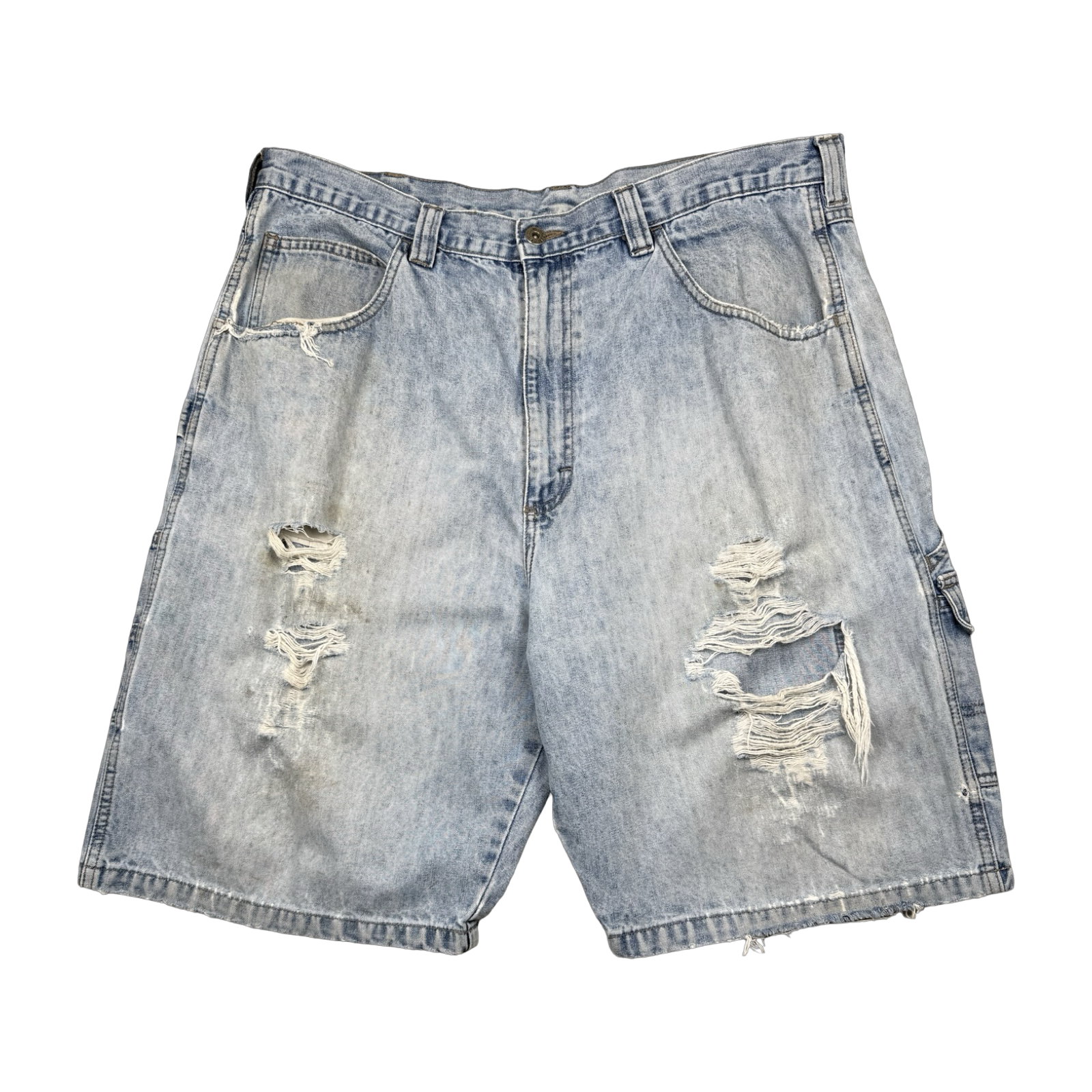 WRG Jean Co. Distressed Carpenter Denim Shorts