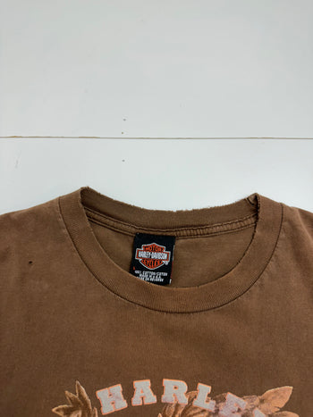 Vintage 2000s Bala's Harley Davidson Tee Brown