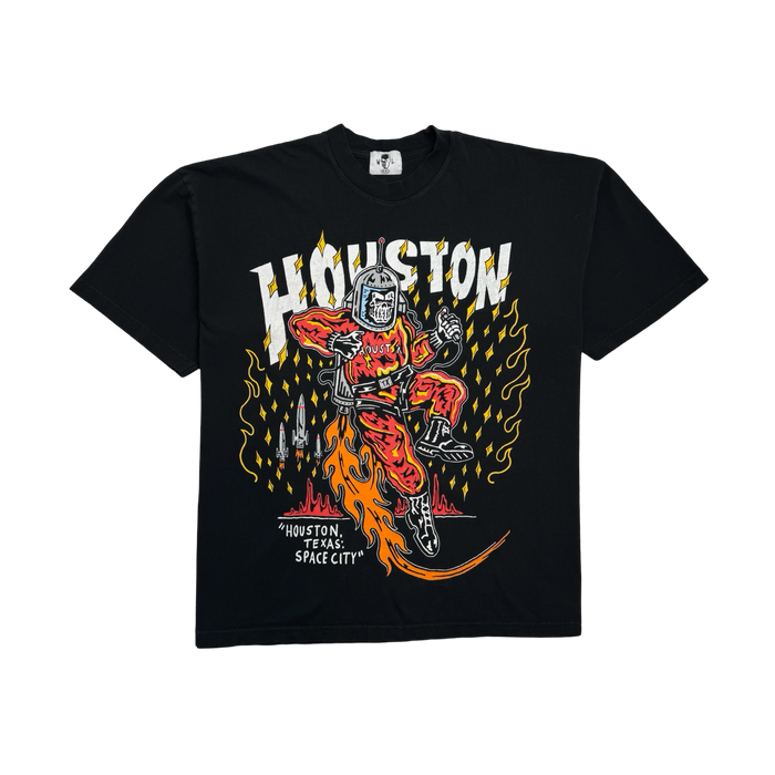 Warren Lotas Houston Rockets Space City Tee Black (USED) | Vitnage Clothing Store Canada