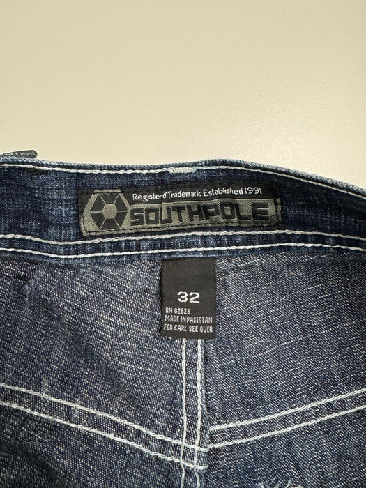 Vintage Y2k South Pole Denim Jeans Washed | Vitnage Clothing Store Canada