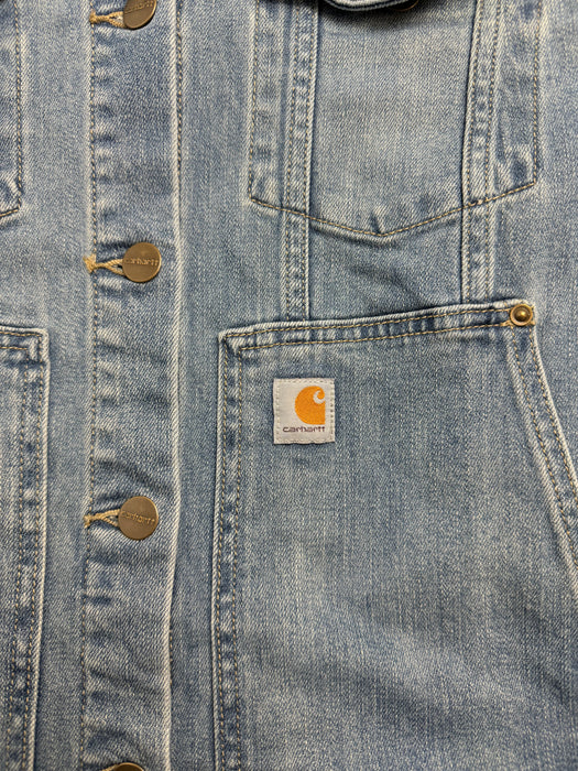 (M) Vintage Carhartt Denim Jacket Washed Blue | Vitnage Clothing Store Canada