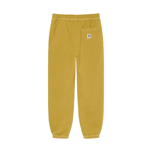 Stussy Contrast Stitch Label Sweatpants Gold | Vintage Clothing Store Canada