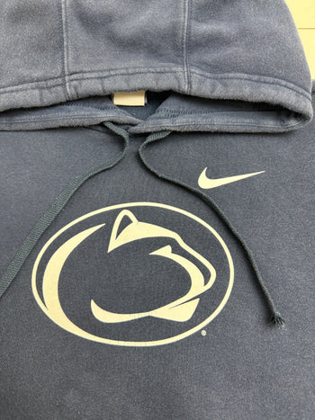 (XL) Nike Penn State Side Swoosh Hoodie Navy