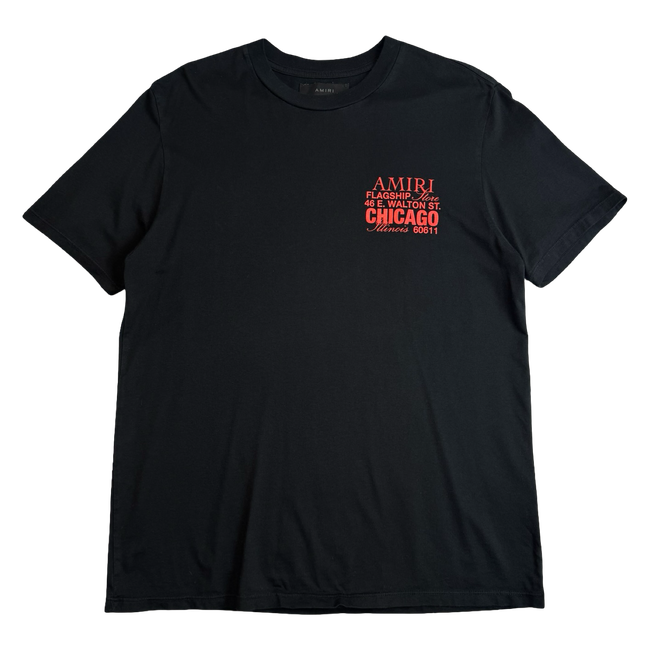 Amiri Chicago Exclusive Tee Black (USED)