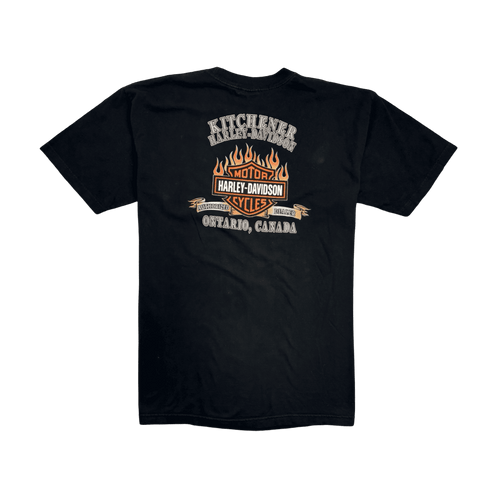 (XL) Vintage '04 Harley Davidson Kitchener Tee Black | Vintage Clothing Store Canada