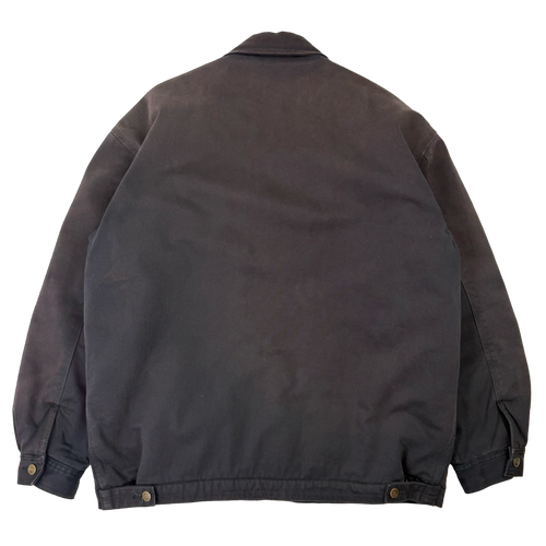 Vintage No Fear Sherpa Lined Detroit Style Jacket | Vintage Clothing Store Canada